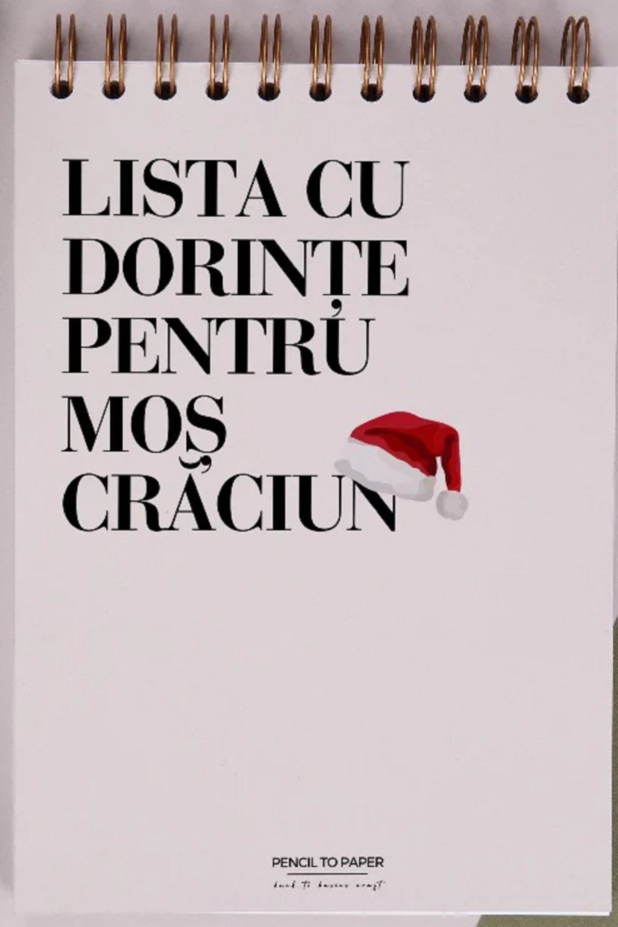 Carnet - Liste de Craciun | WonderStore