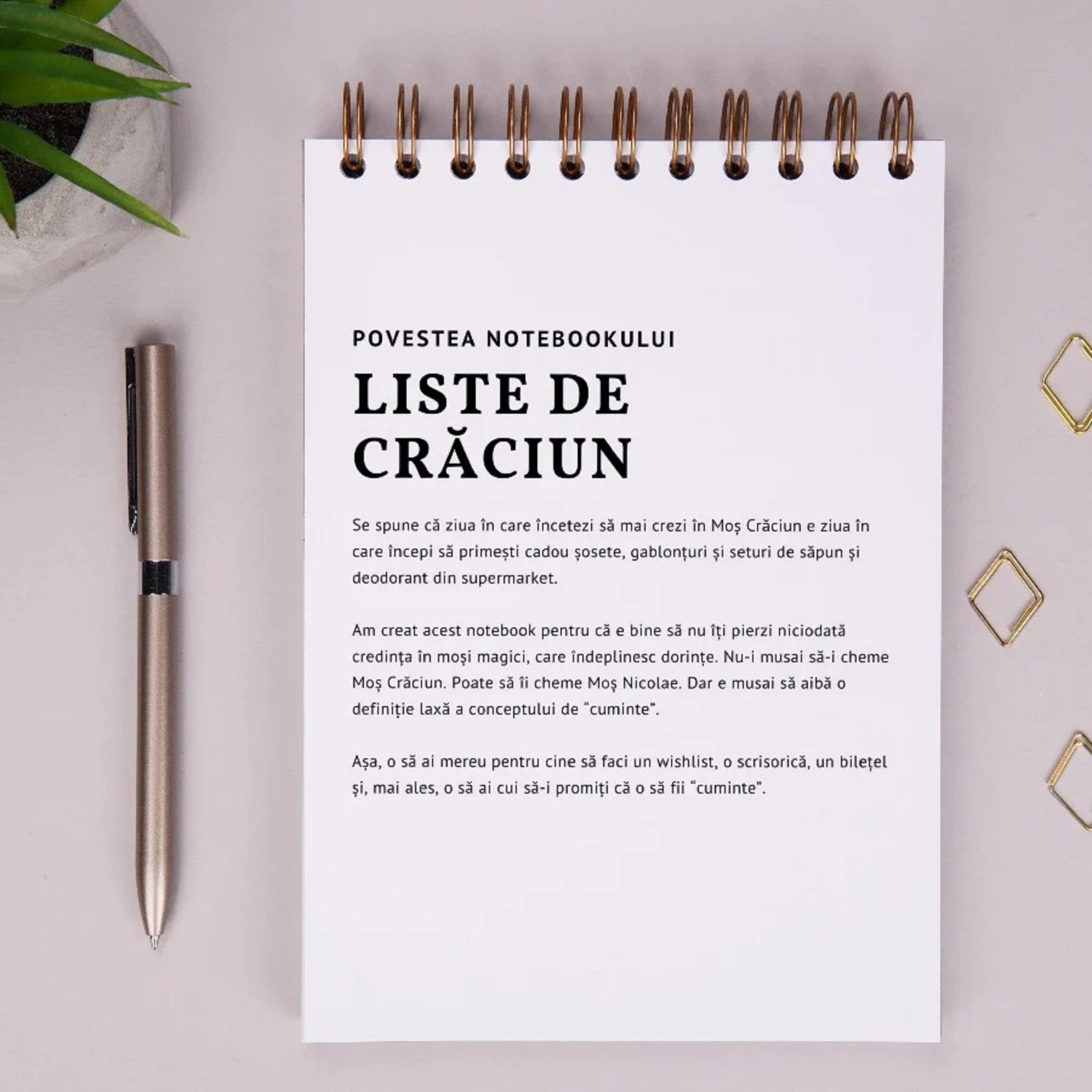 Carnet - Liste de Craciun | WonderStore - 1 | YEO