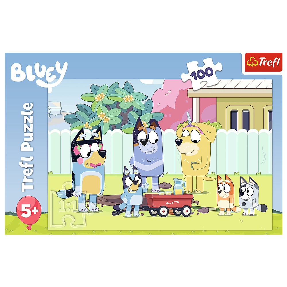 Puzzle - Minuta lume a lui Bluey | Trefl - 1 | YEO