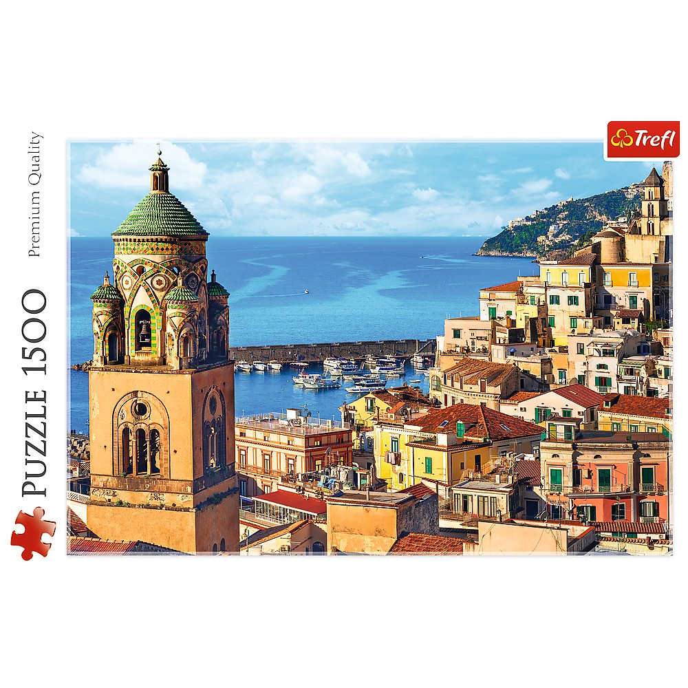 Puzzle 1500 piese - Amalfi Italia | Trefl - 1