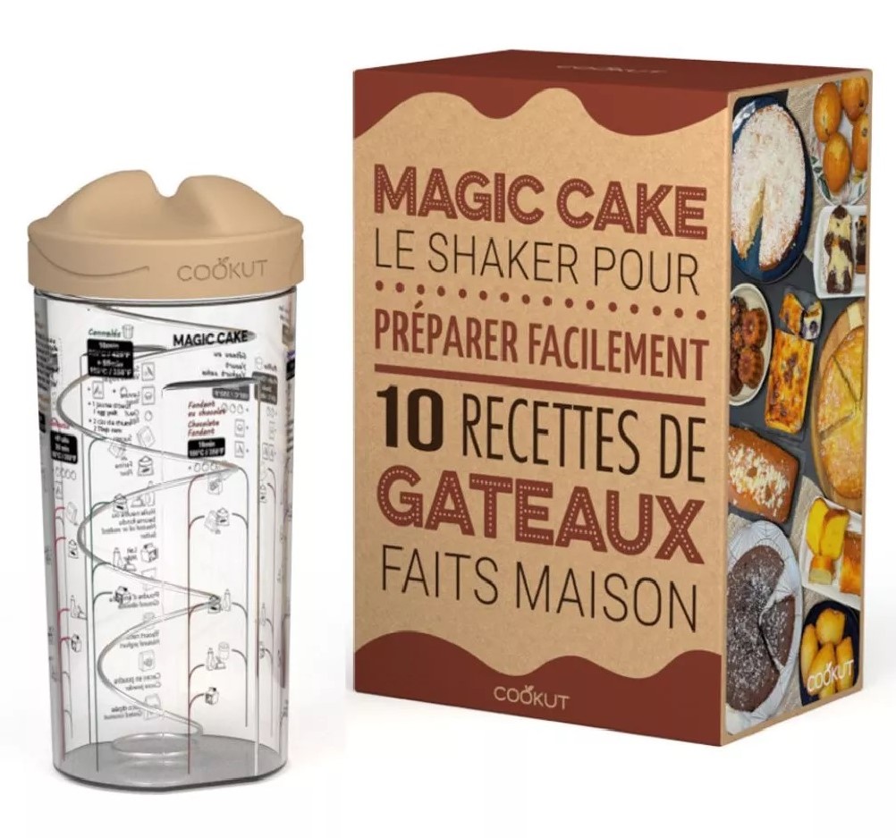 Shaker pentru aluat prajituri - Magic Cake Shaker