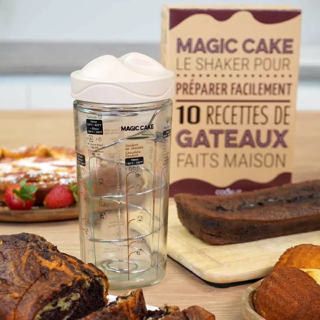 Shaker pentru aluat prajituri - Magic Cake Shaker | Cookut