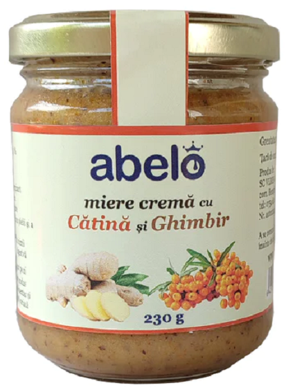 Miere crema cu catina si ghimbir, 230 g