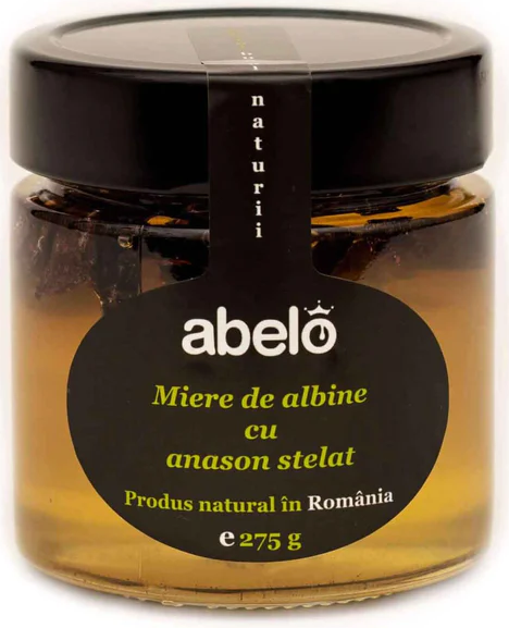 Miere de albine cu anason stelat, 275 g