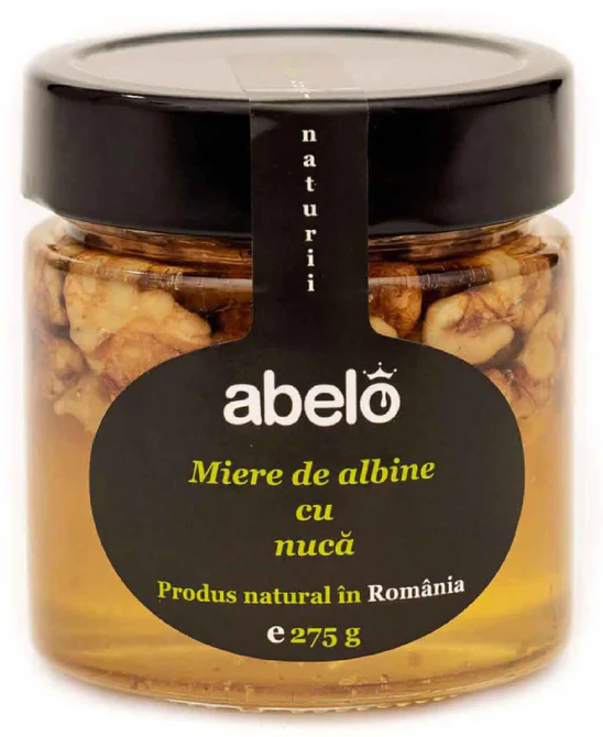 Miere de albine cu nuca, 275 g