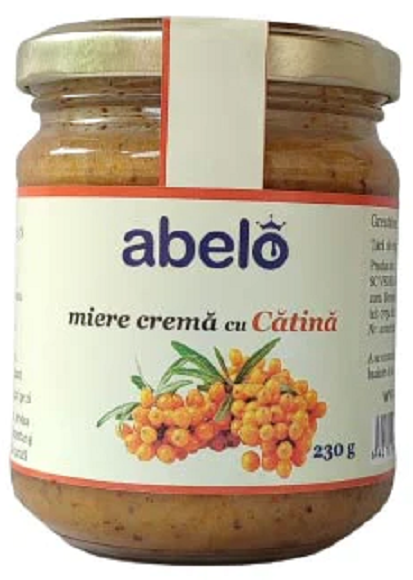 Miere crema cu catina, 230 g | Abelo