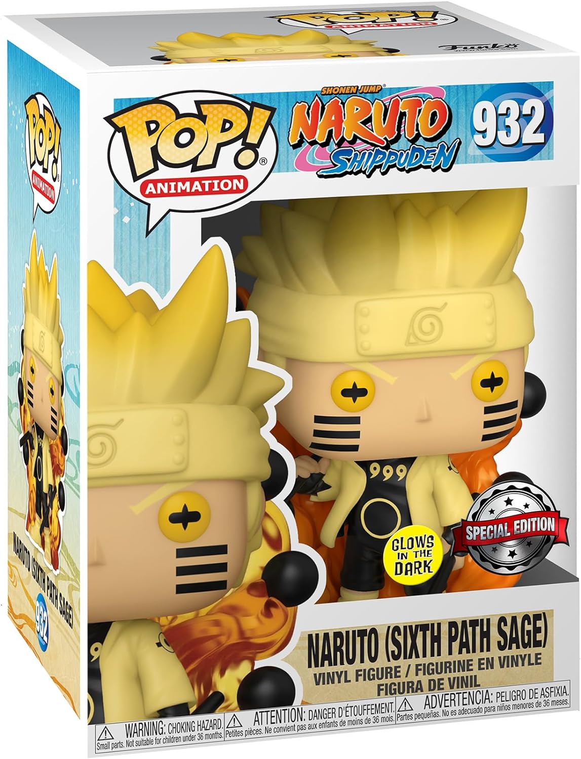 Figurina - Glow in the Dark - Naruto Shippuden - Six Path Sage | Funko