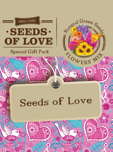 Felicitare Eco - Seeds of Love - Seeds of Love | Natural Green Seeds