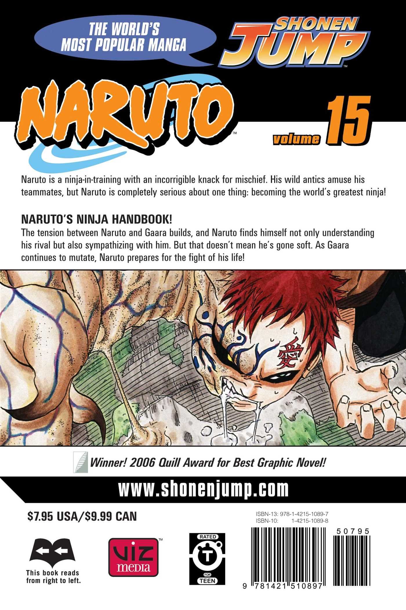 Naruto - Volume 15 | Masashi Kishimoto - 1 | YEO