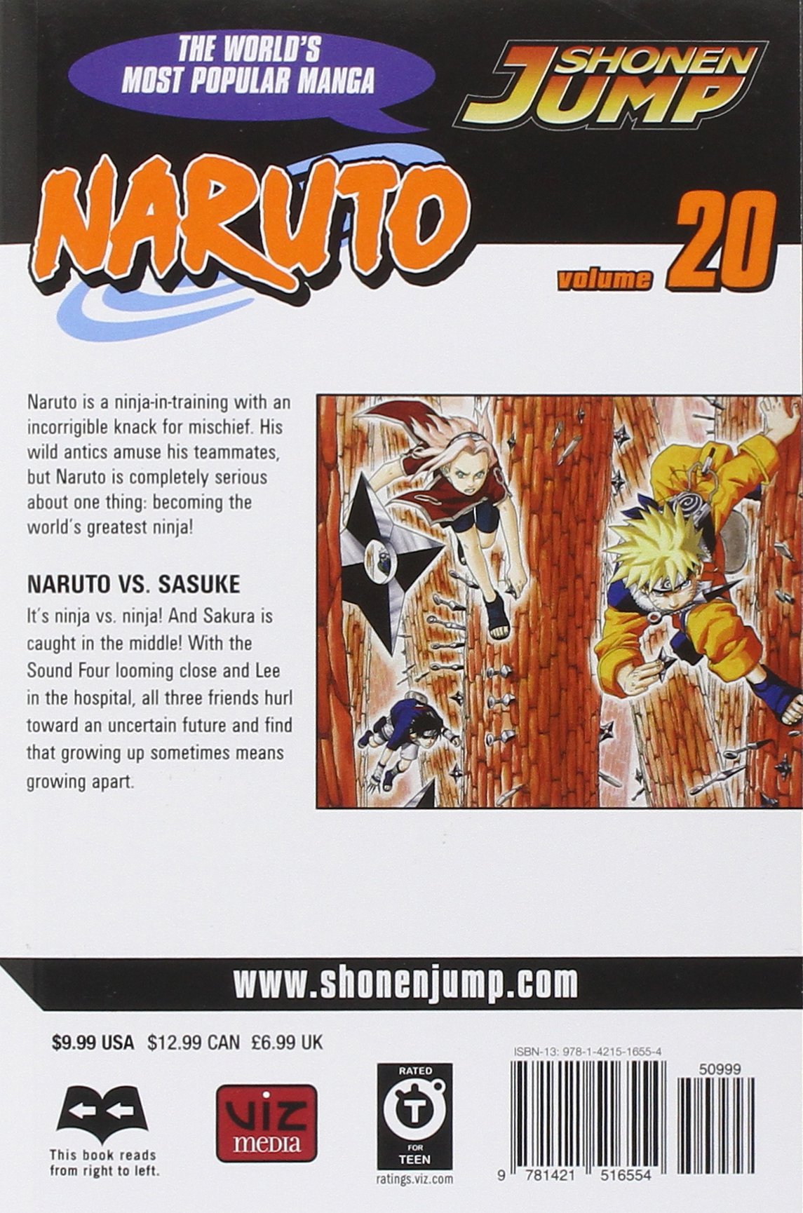 Naruto - Volume 20 | Masashi Kishimoto