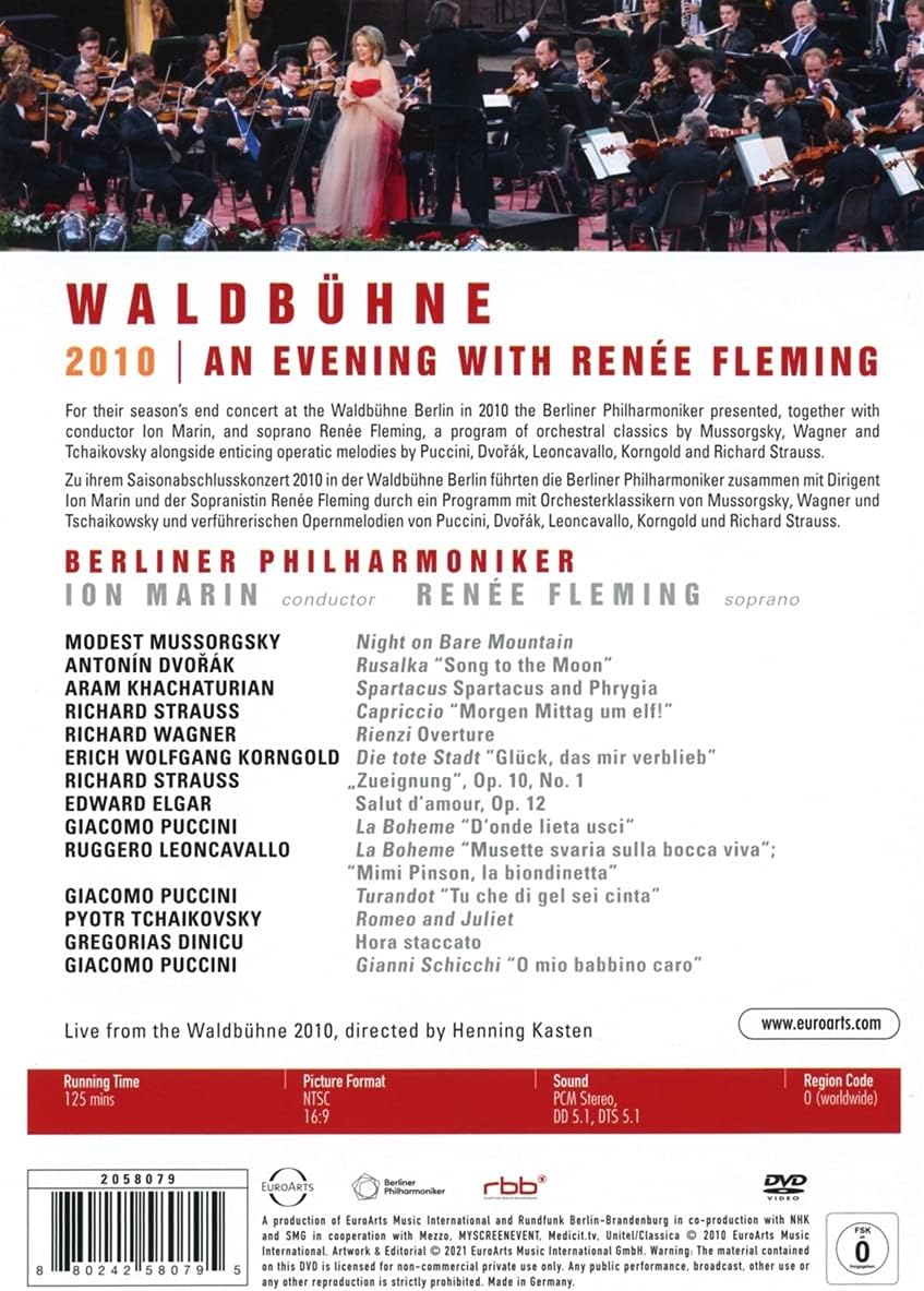 Waldbuhne 2010 - An Evening with Renee Fleming (DVD) | Renee Fleming, Berliner Philharmoniker, Ion Marin