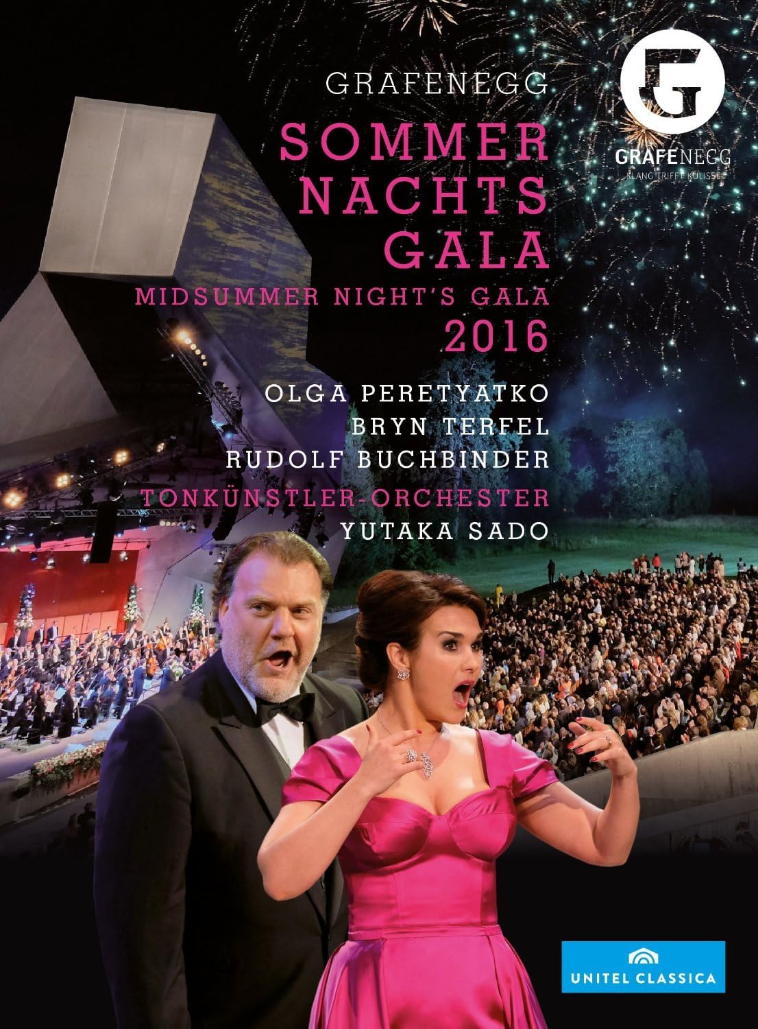 Midsummer Night\'s Gala 2016 from Grafenegg (DVD) | Olga Peretyatko, Bryn Terfel, Rudolf Buchbinder, Tonkunstler-Orchester, Yutaka Sado