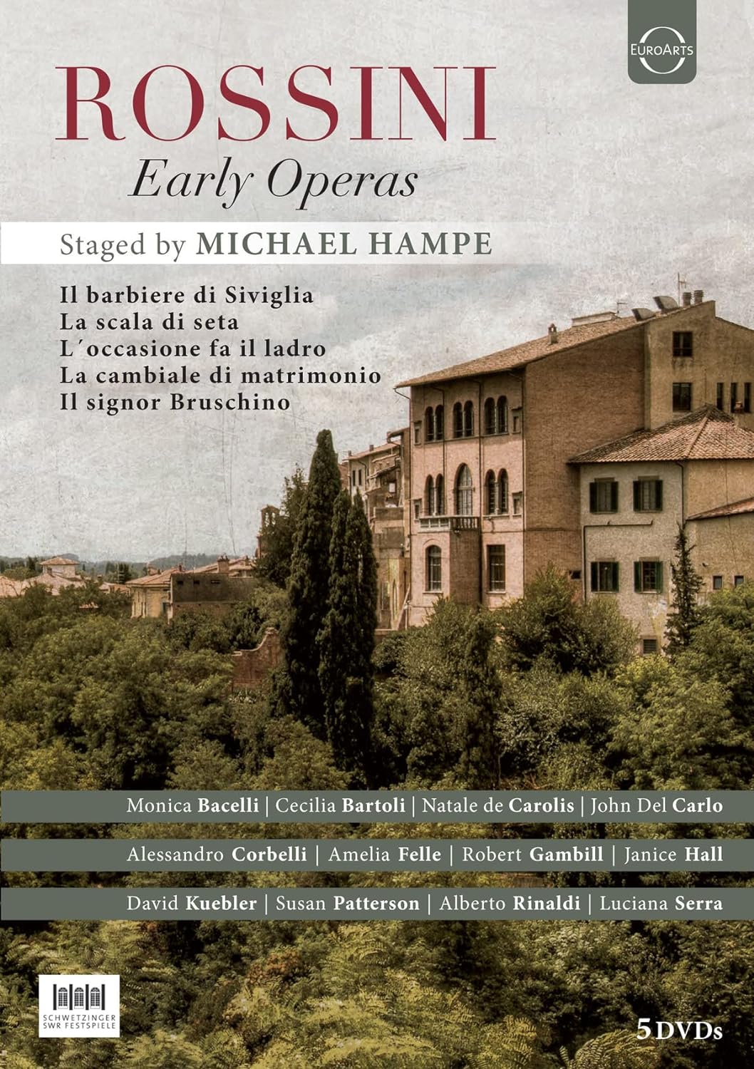 Rossini - The Early Operas (5xDVD) | Cecilia Bartoli, David Kuebler, David Kuebler, Susan Patterson, John Del Carlo, Radio-Sinfonieorchester Stuttgart, Michael Hampre