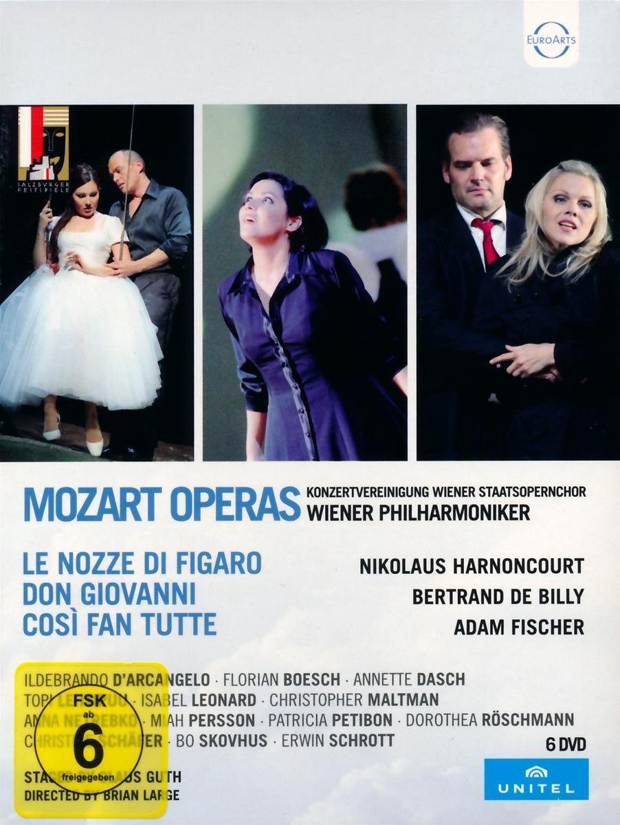 Mozart Operas: Le Nozze Di Figaro/Don Giovanni/Cos | Wolfgang Amadeus Mozart
