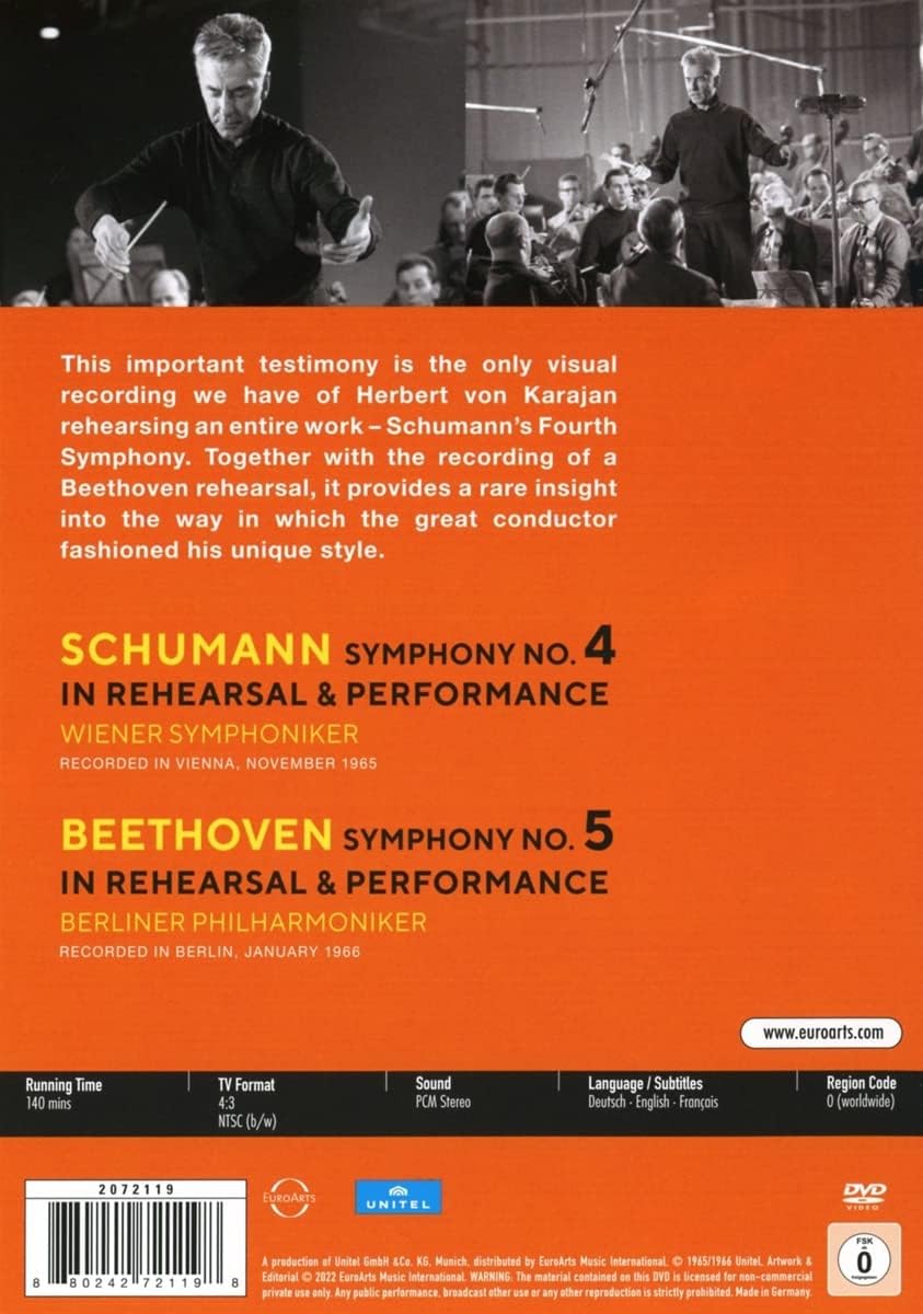 Herbert von Karajan in Rehearsal & Performance (DVD) | Herbert von Karajan, Wiener Symphoniker - 1 | YEO