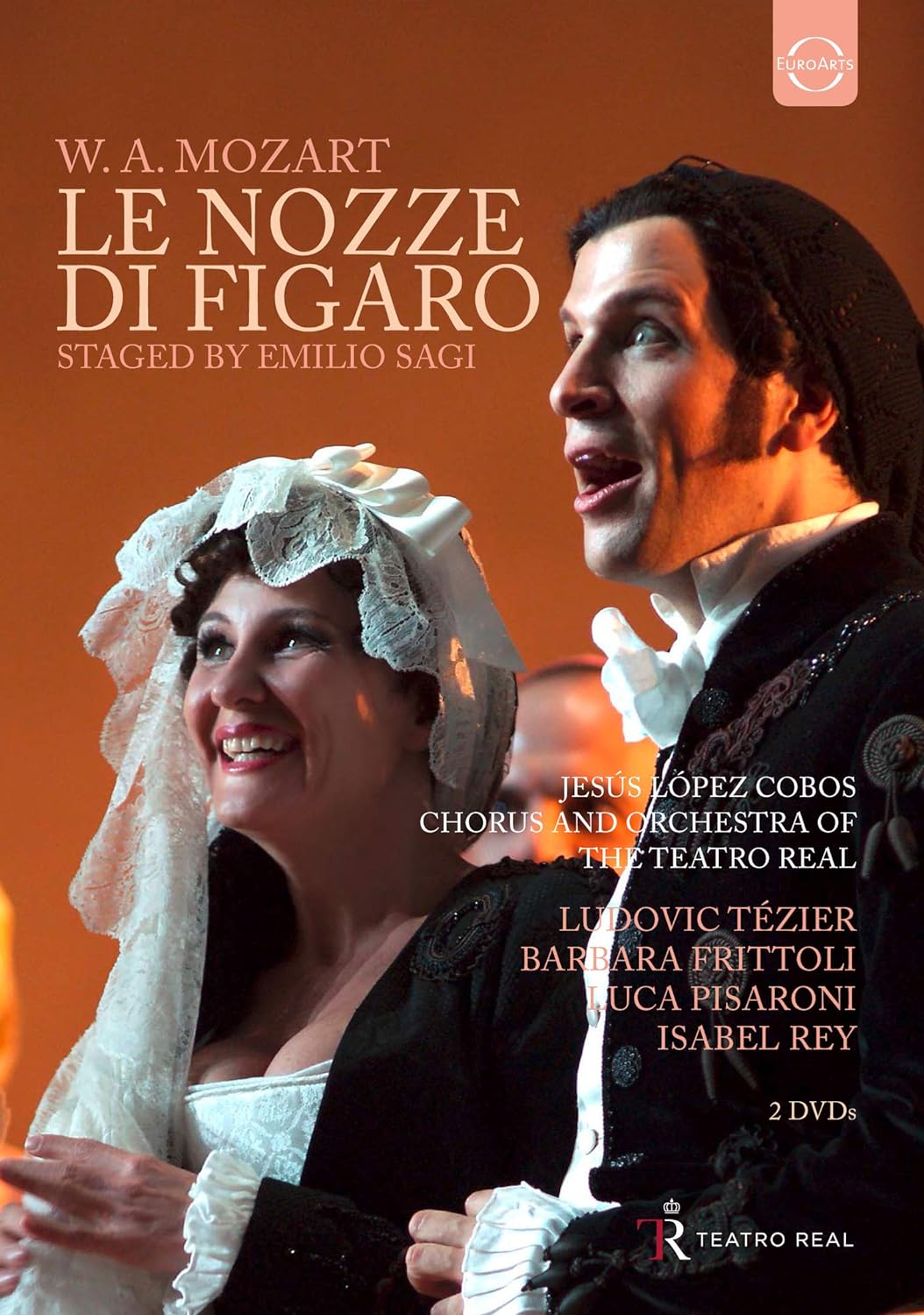 Mozart: Le Nozze di Figaro (DVD) | Ludovic Tezier, Barbara Frittoli, Luca Pisaroni, Isabel Rey, Jeannette Fischer, Orchestra Teatro Real Madrid, Jesus Lopez Cobos