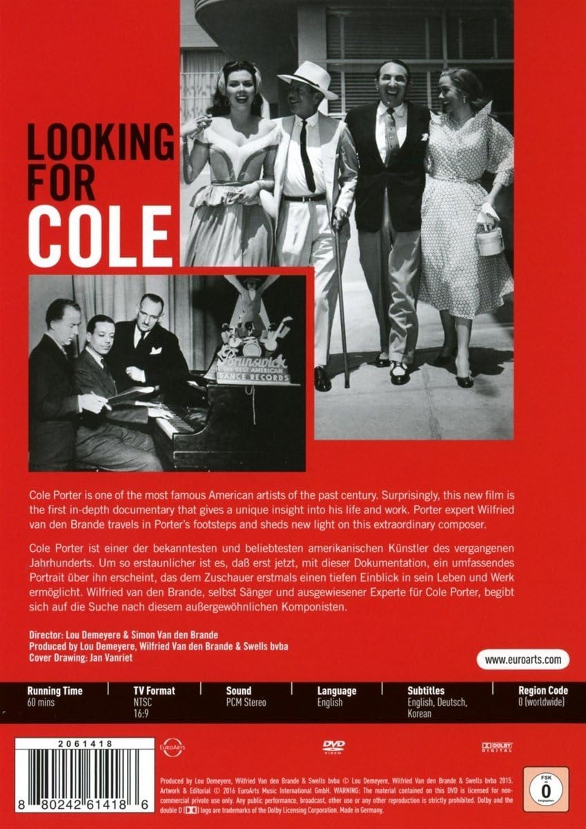 Looking for Cole (DVD) | Wilfried Van den Brande, Kim Criswell, Wayne Marshall