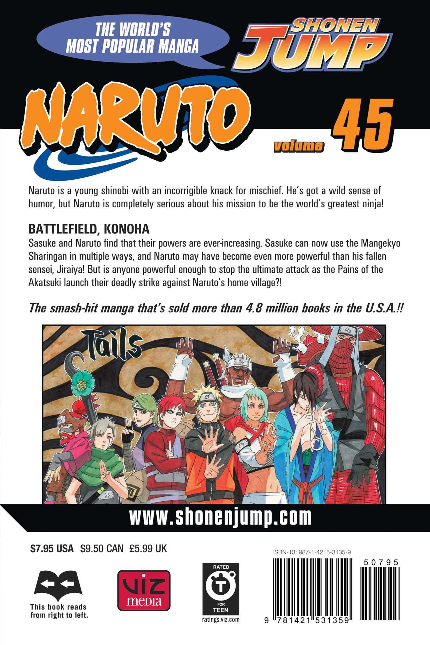 Naruto - Volume 45 | Masashi Kishimoto - 1 | YEO