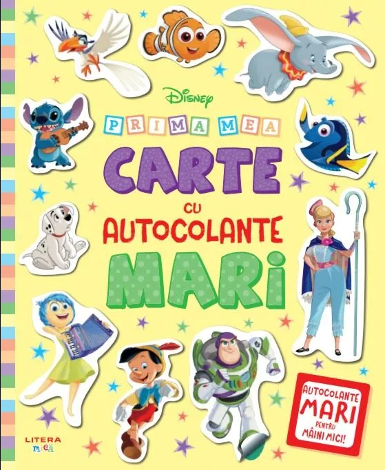 Prima mea carte cu autocolante mari