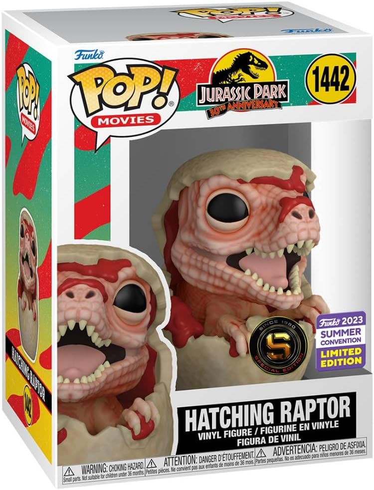 Figurina - Jurassic Park - Hatching Raptor - Limited Edition