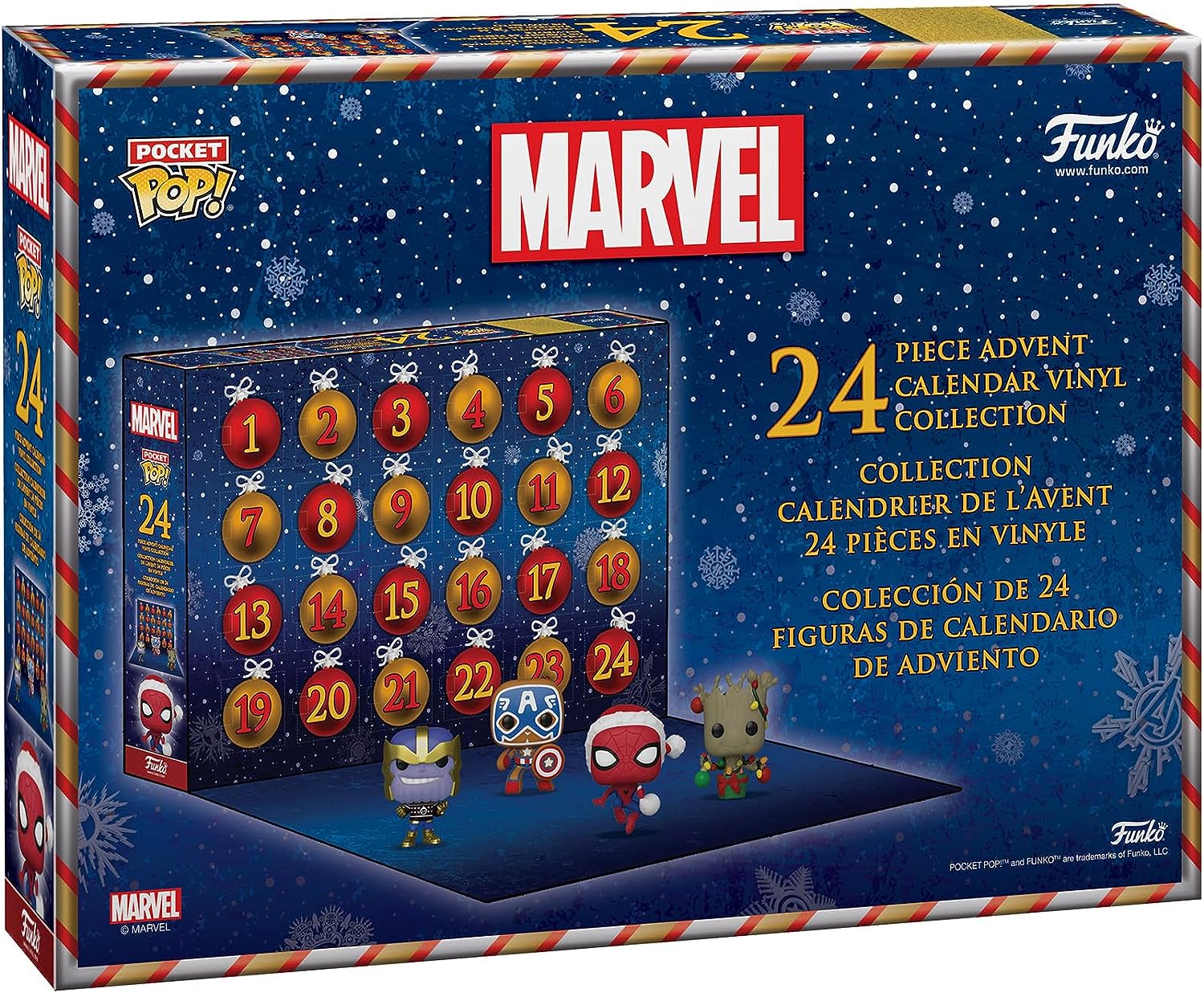 Set 24 figurine - Pop! Pocket - Advent Calendar Marvel | Funko