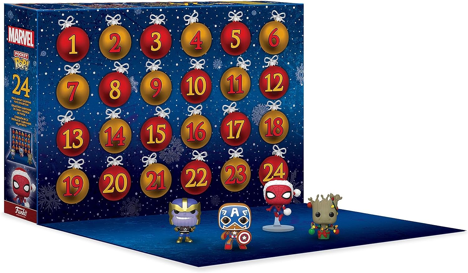 Set 24 figurine - Pop! Pocket - Advent Calendar Marvel | Funko - 1 | YEO