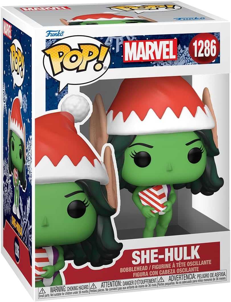 Figurina - Pop! Marvel Holiday: She-Hulk | Funko - 1 | YEO