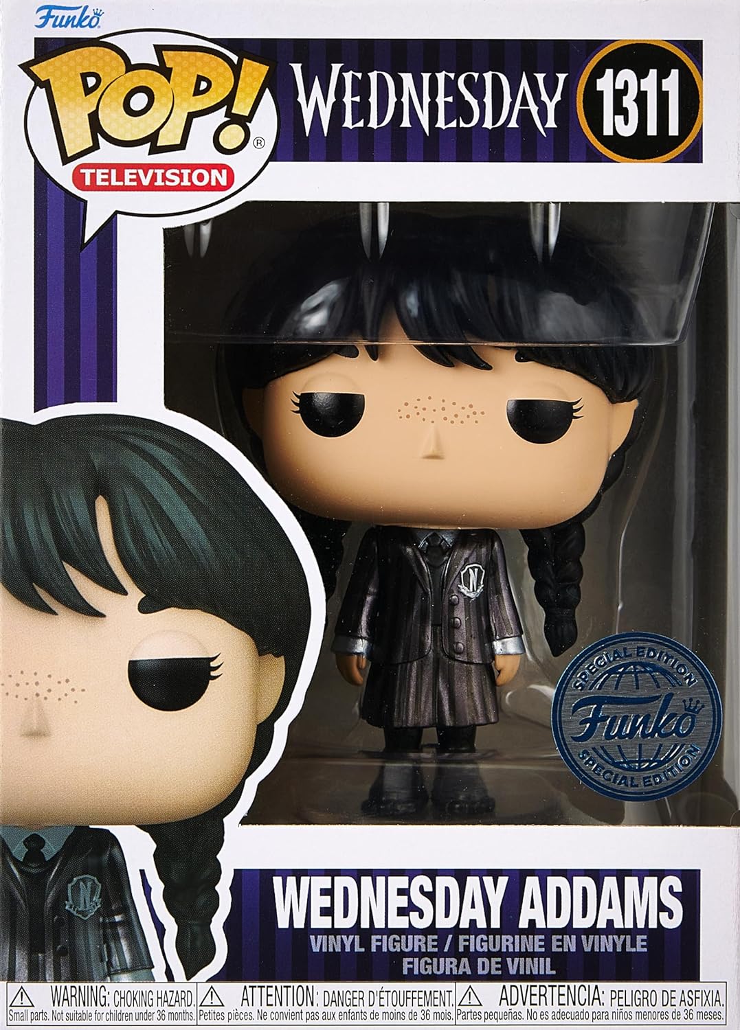 Figurina - Pop! Television - Wednesday: Wednesday Addams (Metallic Effect)