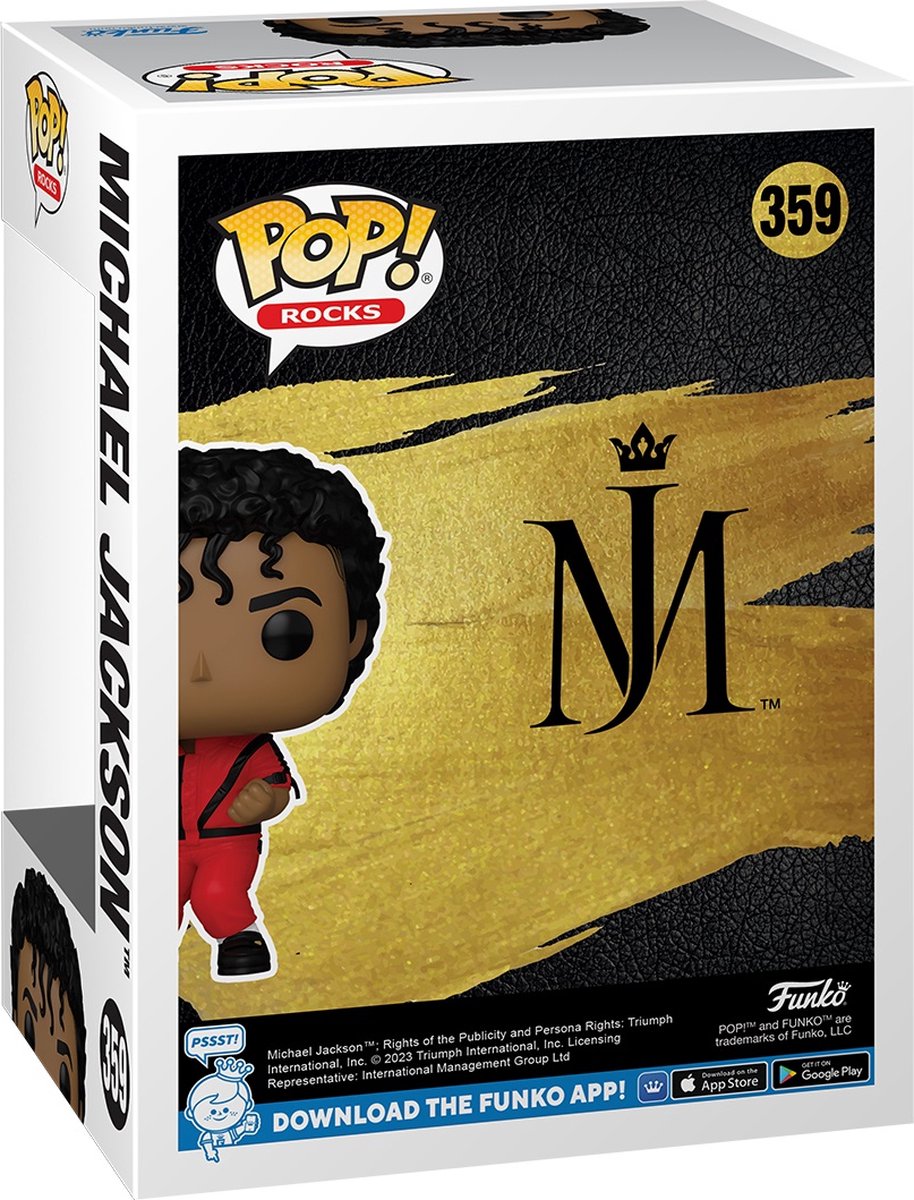 Figurina - Rocks - Michael Jackson (Thriller) | Funko