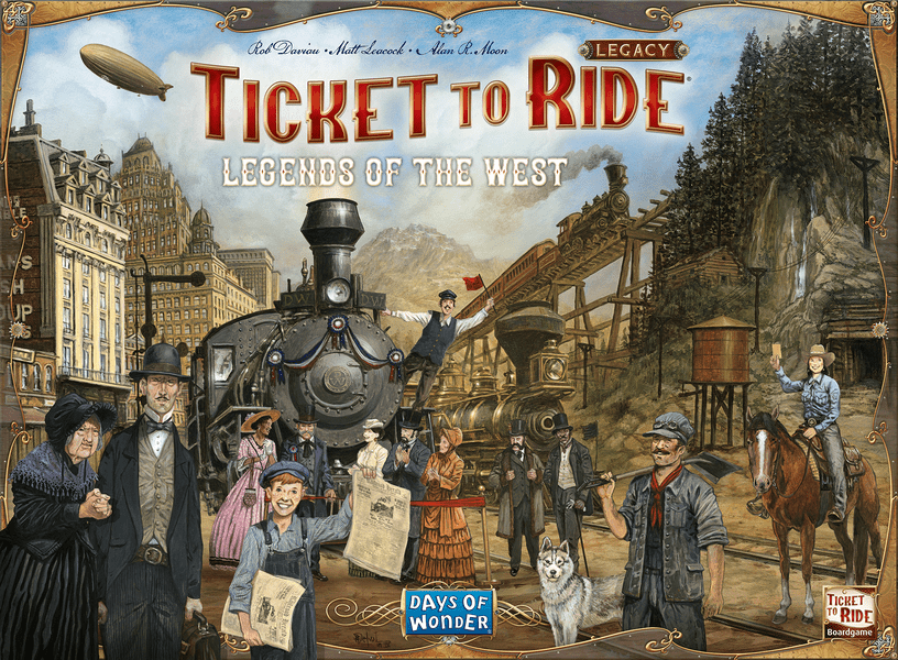 Ticket to Ride Legacy - Legends of the West | Blackfire