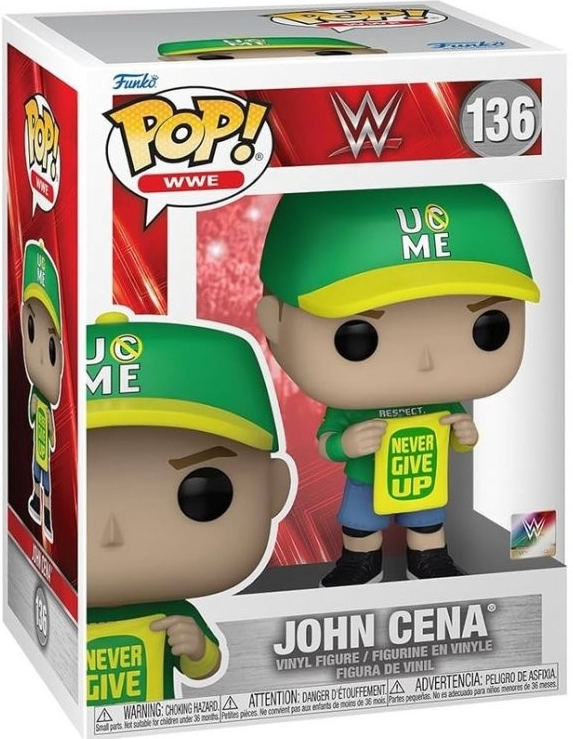 Figurina - WWE - John Cena - Never Give Up | Funko