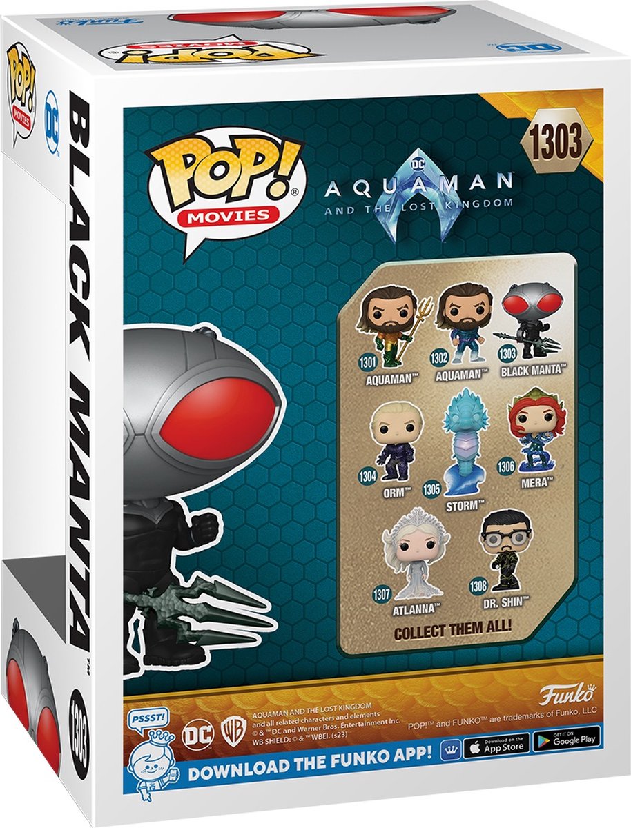 Figurina - Aquaman si Regatul pierdut - Black Manta | Funko