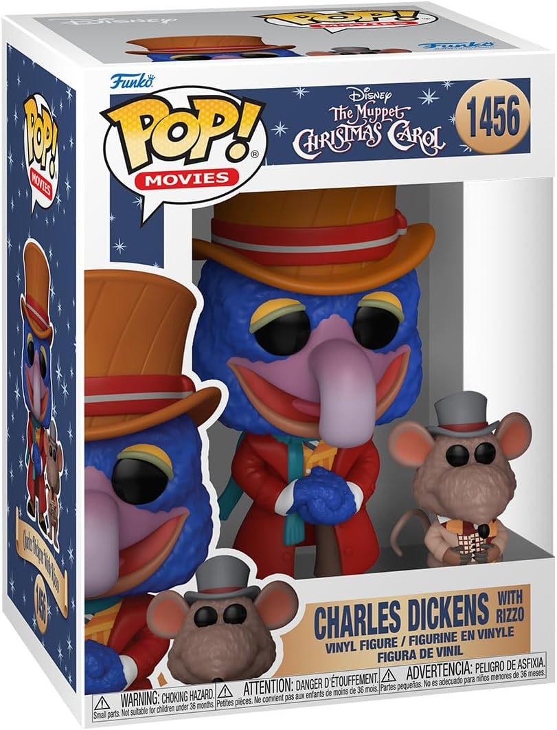 Figurina - Pop! Movies - The Muppet Christmas Carol: Charles Dickens with Rizzo | Funko - 2 | YEO