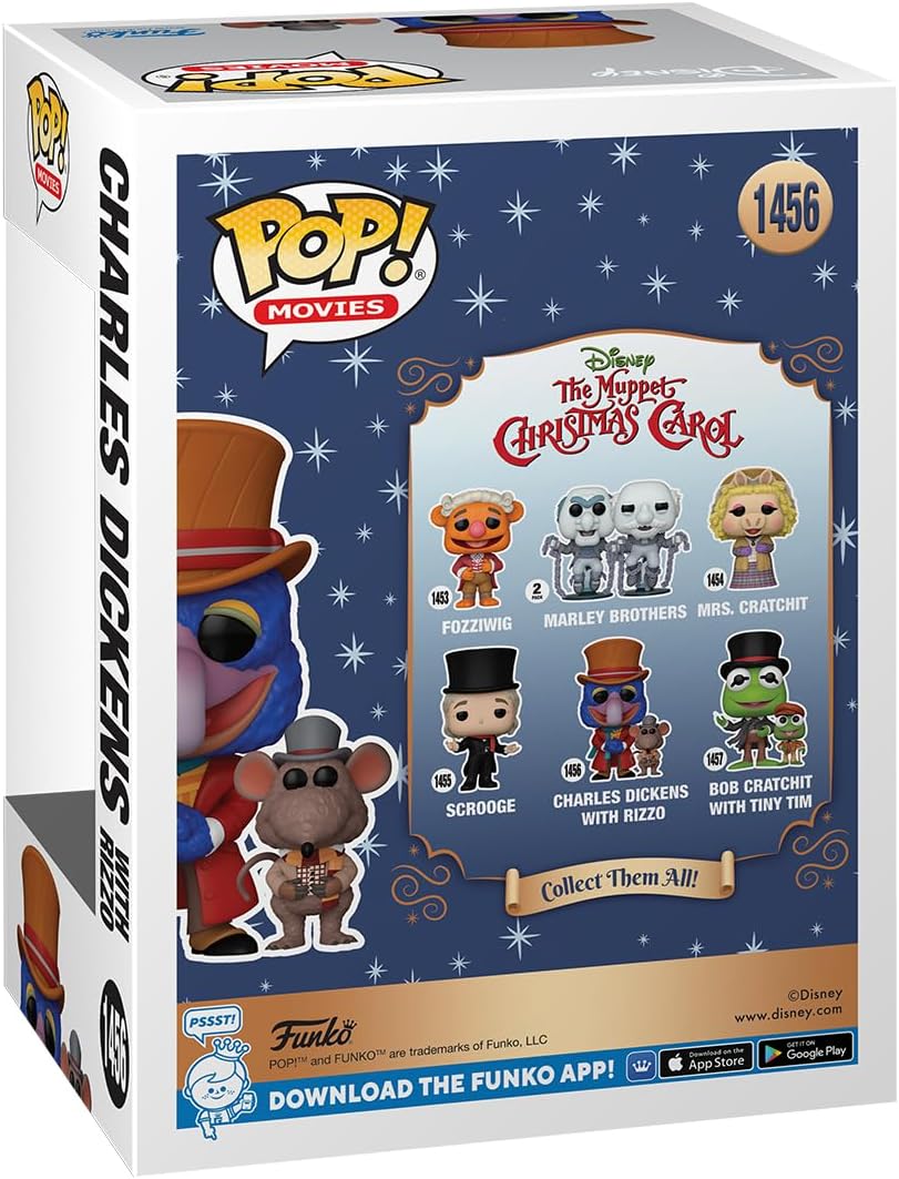 Figurina - Pop! Movies - The Muppet Christmas Carol: Charles Dickens with Rizzo | Funko - 1 | YEO