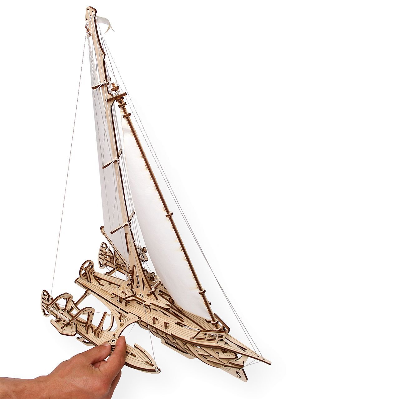 Puzzle 3D - Barca Trimaran | Ugears - 1