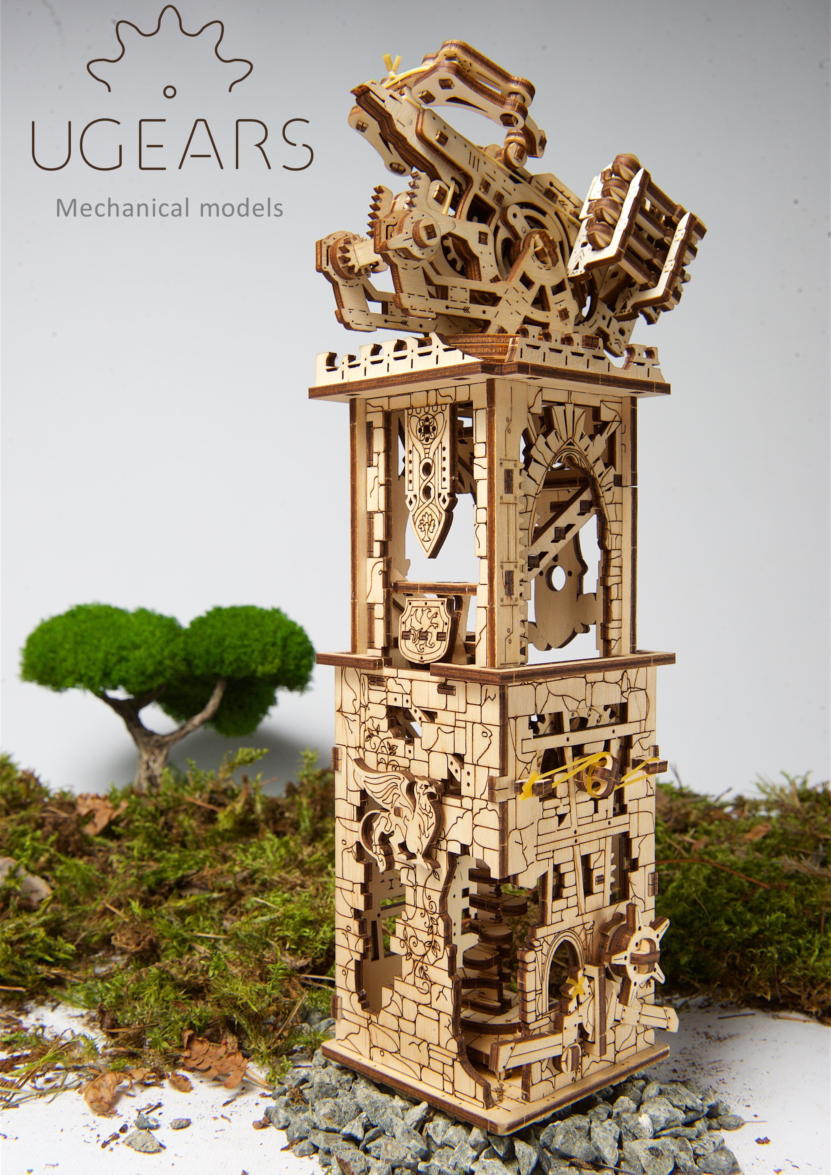 Puzzle 3D - Archballista tower | Ugears - 4