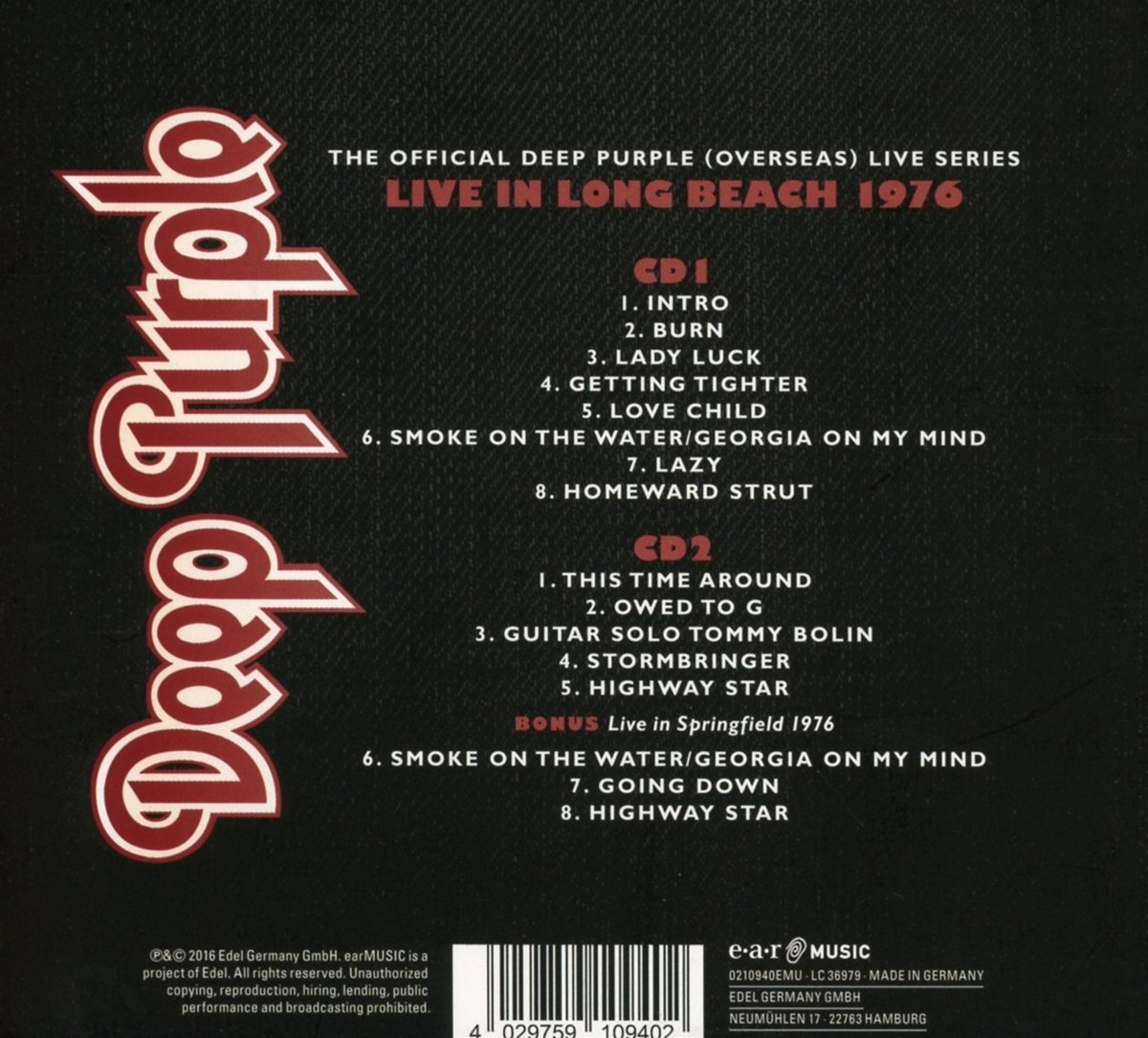 Long Beach 1976 | Deep Purple