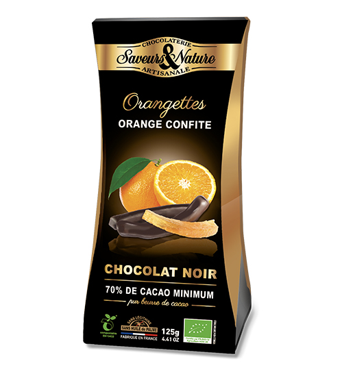  Batoane de ciocolata - Ballotin orangettes | Saveurs et Nature 