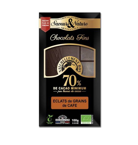 Ciocolata neagra - Grain de Cafe | Saveurs et Nature