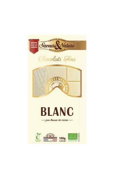 Ciocolata alba Bio - Blanc | Saveurs et Nature