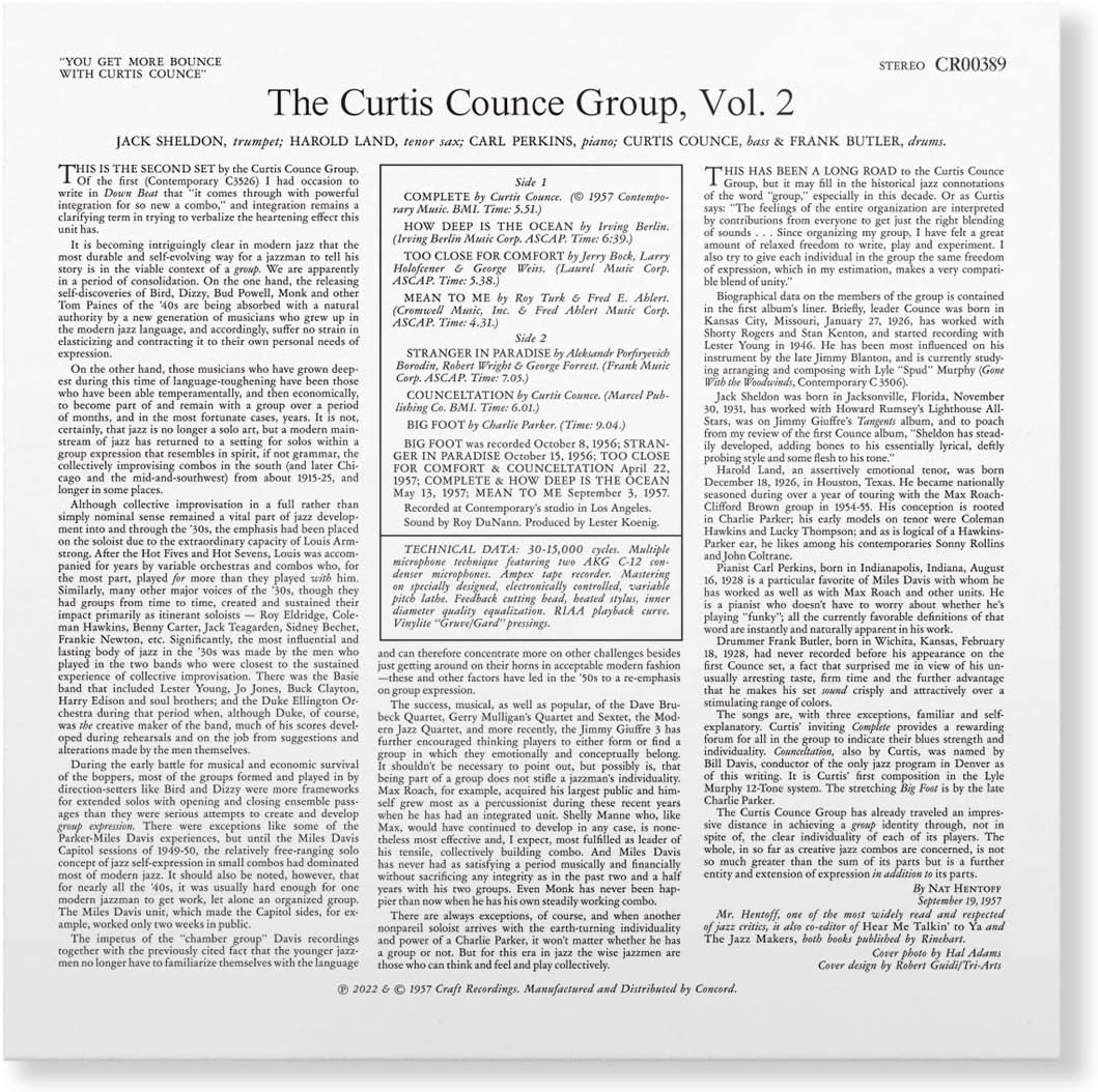 You Get More Bounce With Curtis Counce! - Vinyl | Curtis Counce