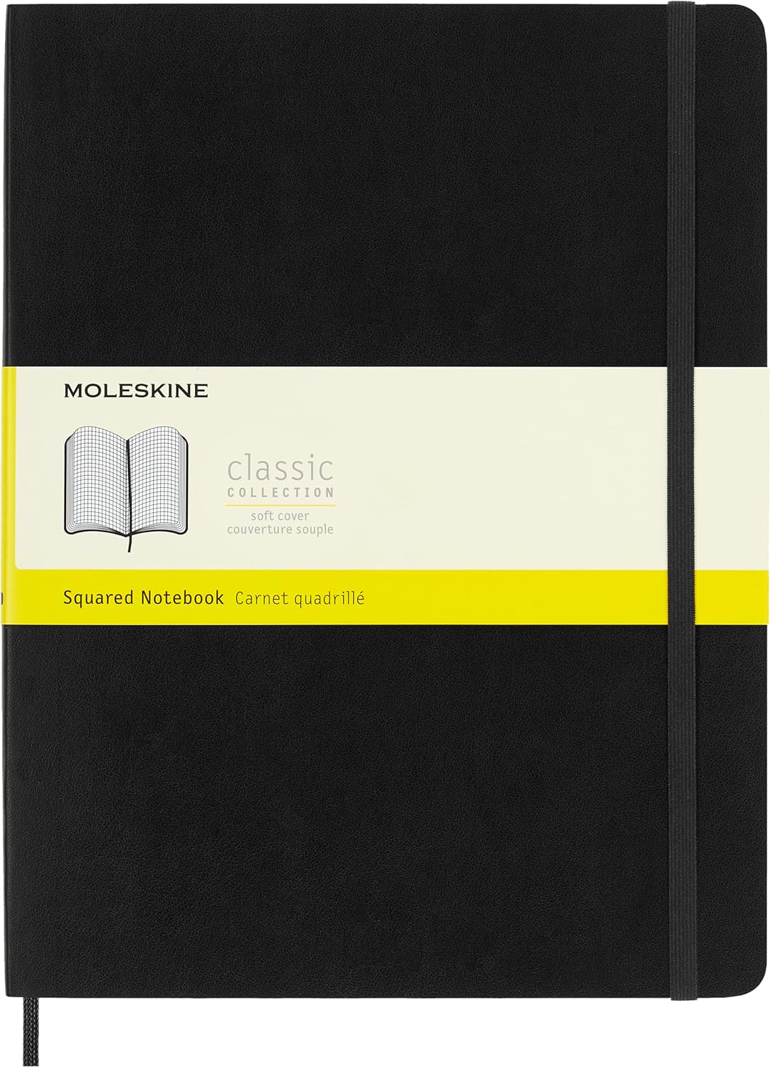 Carnet - Moleskine Classic - X-Large, Soft Cover, Squared - Black | Moleskine