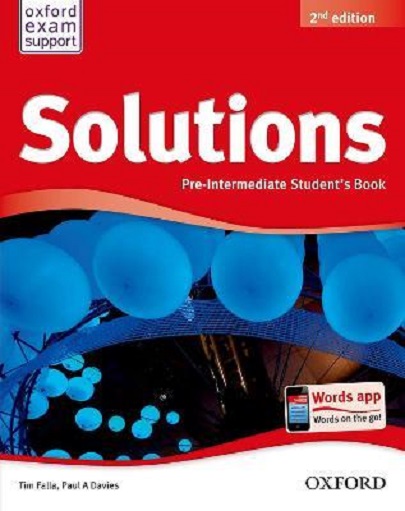 Solutions - Pre-Intermediate, Student\'s Book | Tim Falla, Paul Davies - 1 | YEO