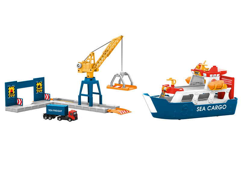 Set de constructie - Freight Ship and Harbor Crane | Marklin