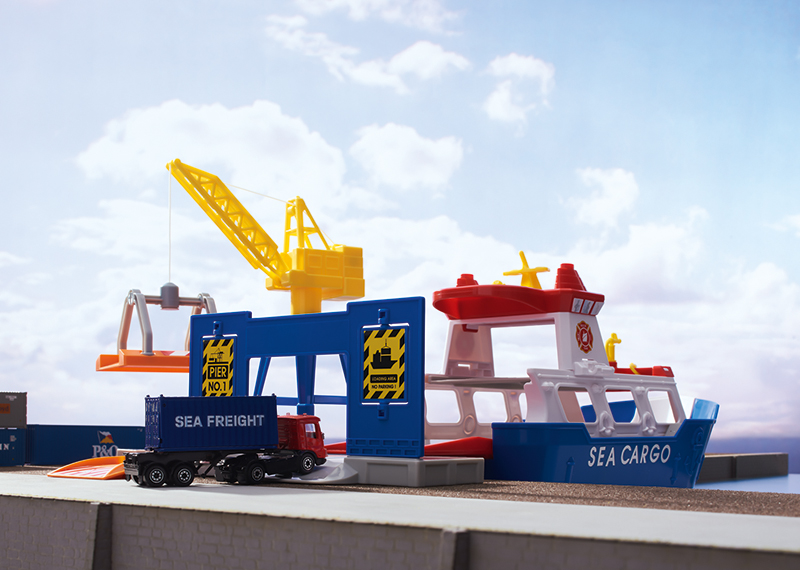 Set de constructie - Freight Ship and Harbor Crane | Marklin - 1 | YEO