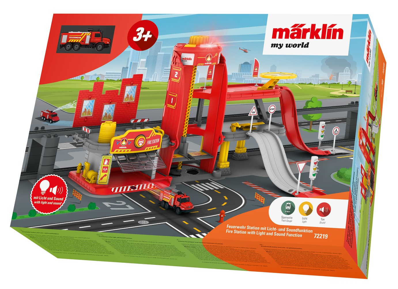 Set de constructie - Fire Station with Light and Sound Function | Marklin - 2 | YEO