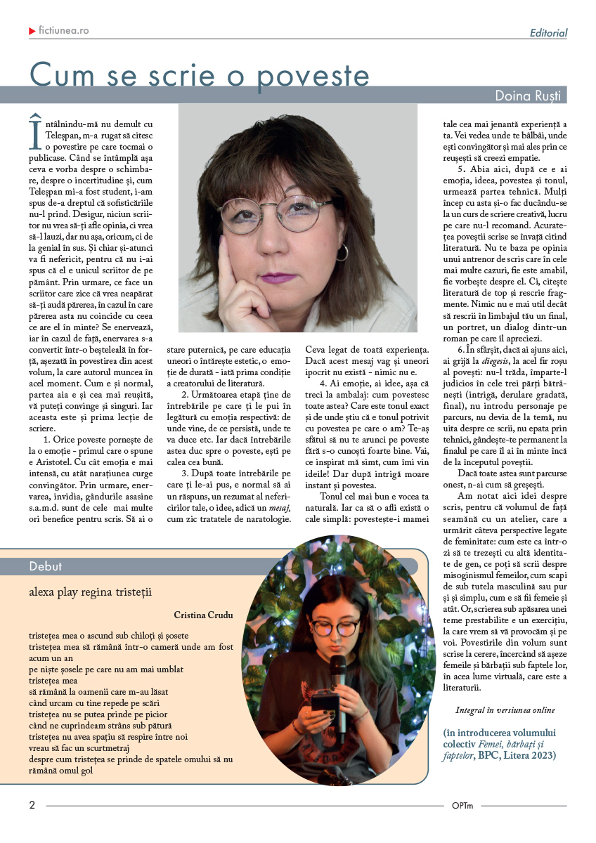 Fictiunea OPTm - Nr. 94, 8 noiembrie 2023 |