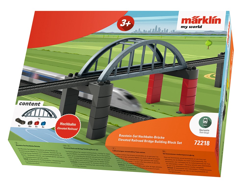 Set de constructie - Elevated Railroad Bridge Building Block Set | Marklin - 3