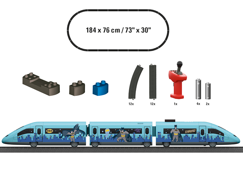 Tren cu accesorii - Batman Starter Set | Marklin - 2