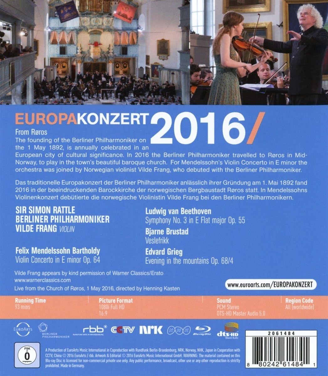 Europakonzert 2016 (Blu-ray Disc) | Berliner Philharmoniker, Simon Rattle